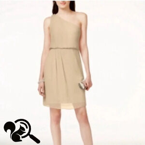 Adriana Papell one shoulder dress